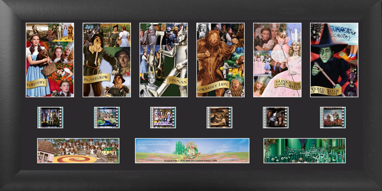 FilmCells: Deluxe-Cell Frame - The Wizard of Oz (85th Anniversary)