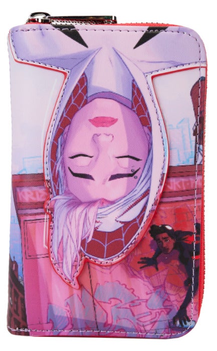 Loungefly: Spider-Man Across the Spider-Verse Spider-Gwen - Zip Around Wallet in White (Women's)