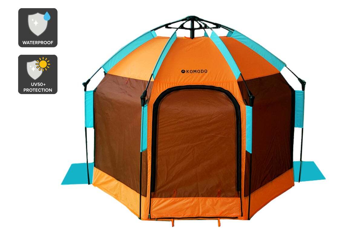 Komodo 4 Person Pop Up Beach Tent