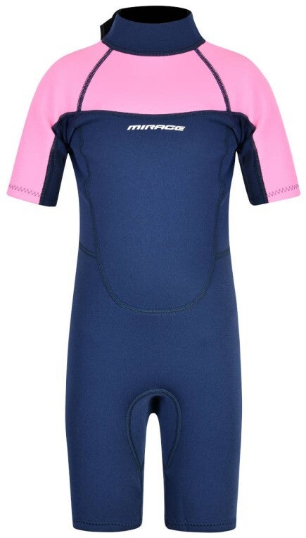 Mirage Women's Springsuit (2mm) - Pink / Navy - Size 12