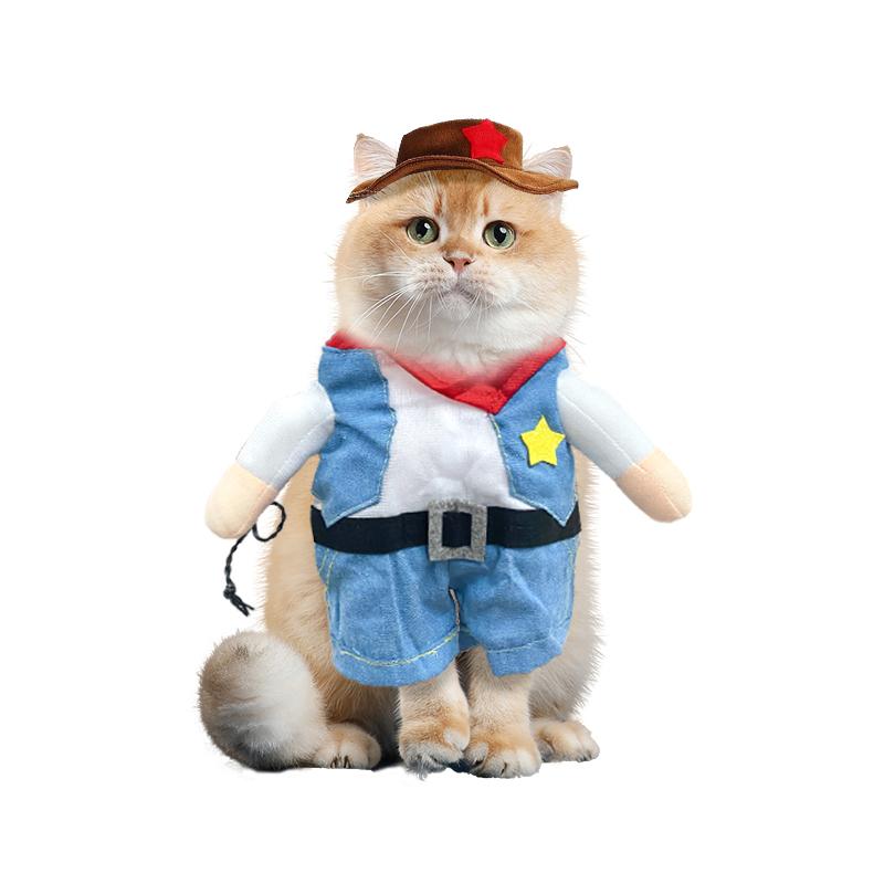 ZOOMIES Pet Cowboy Costume - Small