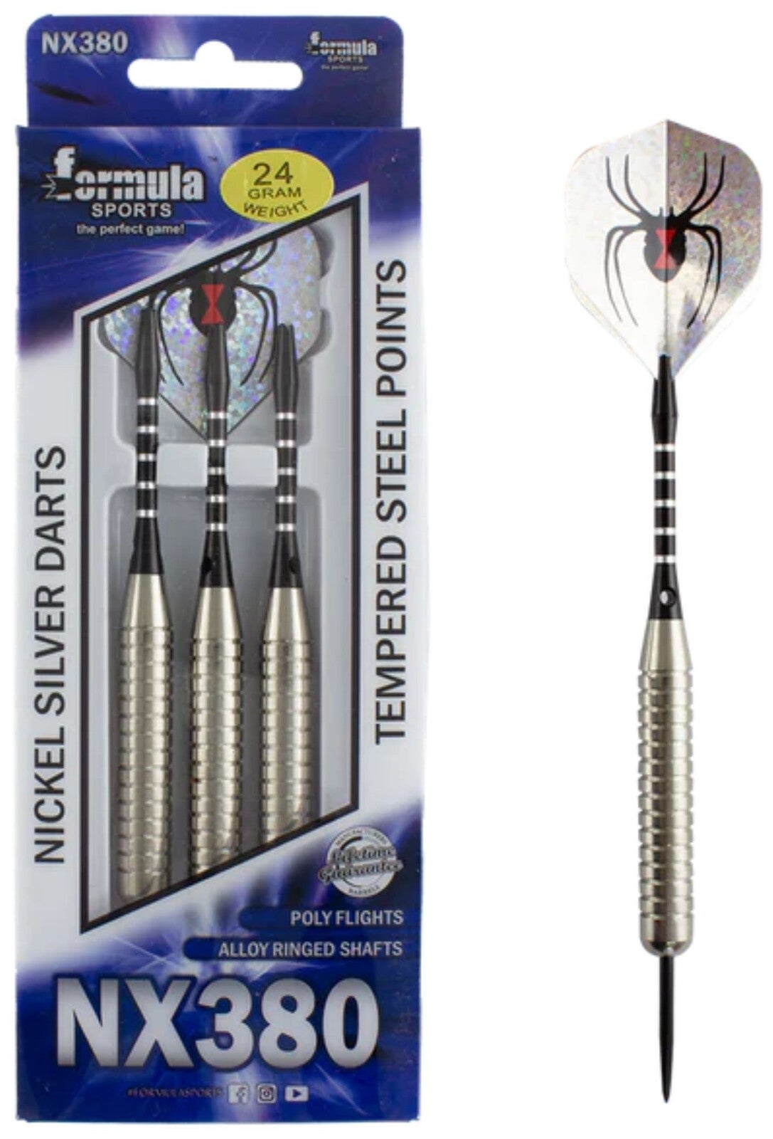 Formula Sports Nickel Silver Darts NX382 (24g)
