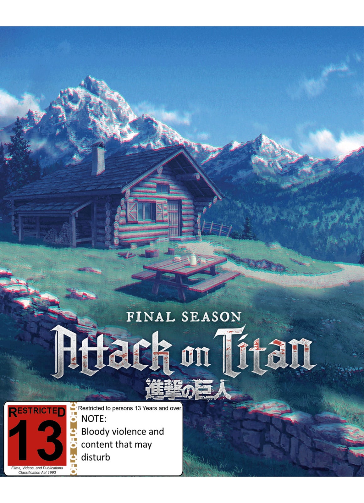 Attack On Titan - Final Season - Finale Part 3 DVD / Blu-ray Combo (Limited Edition) (4 Disc Set)