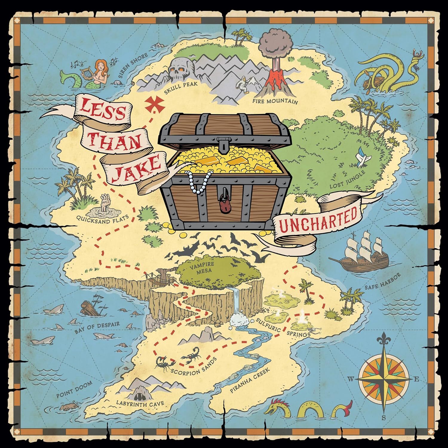 Uncharted By Less Than Jake (CDs)