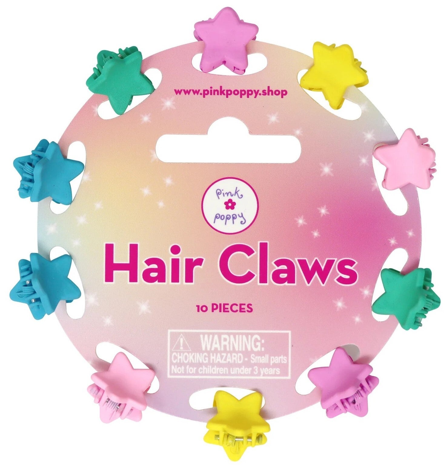 Pink Poppy: Star - Hair Claws