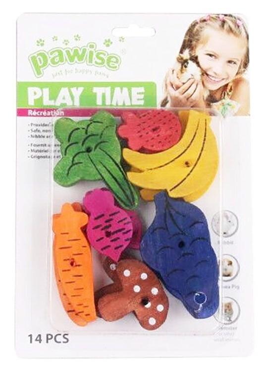 Pawise: Small Pet Play Toy - Fruit/Veggie Mix