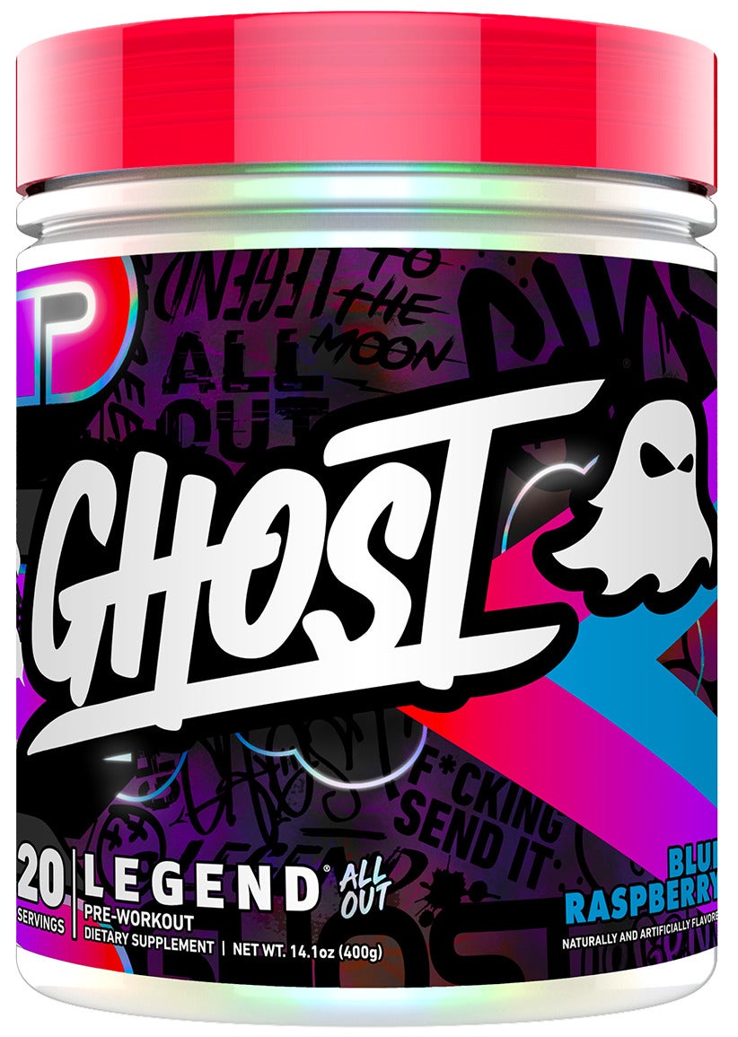 Ghost Legend All Out Pre-Workout - Blue Raspberry x 30 Servings