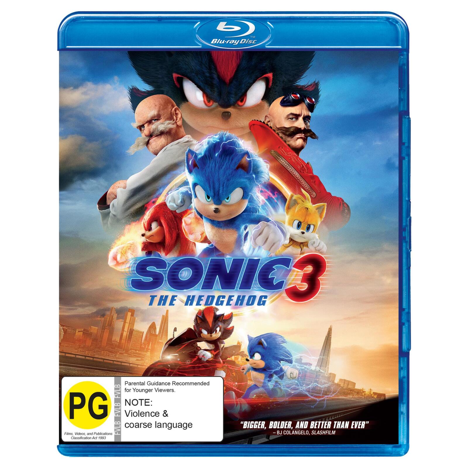 Sonic The Hedgehog 3 (Blu-ray)