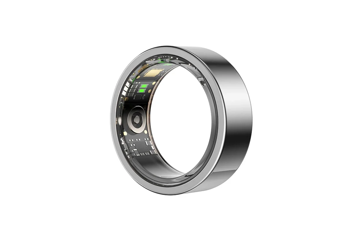 Kogan Aura Smart Ring (Silver, Size 7)