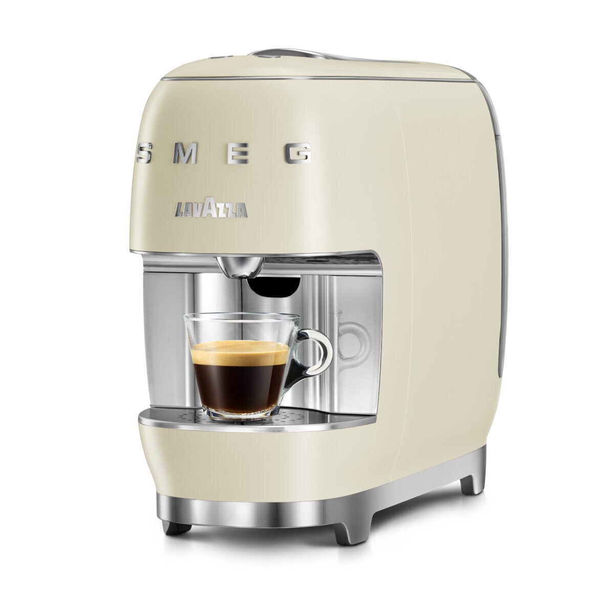 Lavazza SMEG Coffee Capsule Machine, Cream