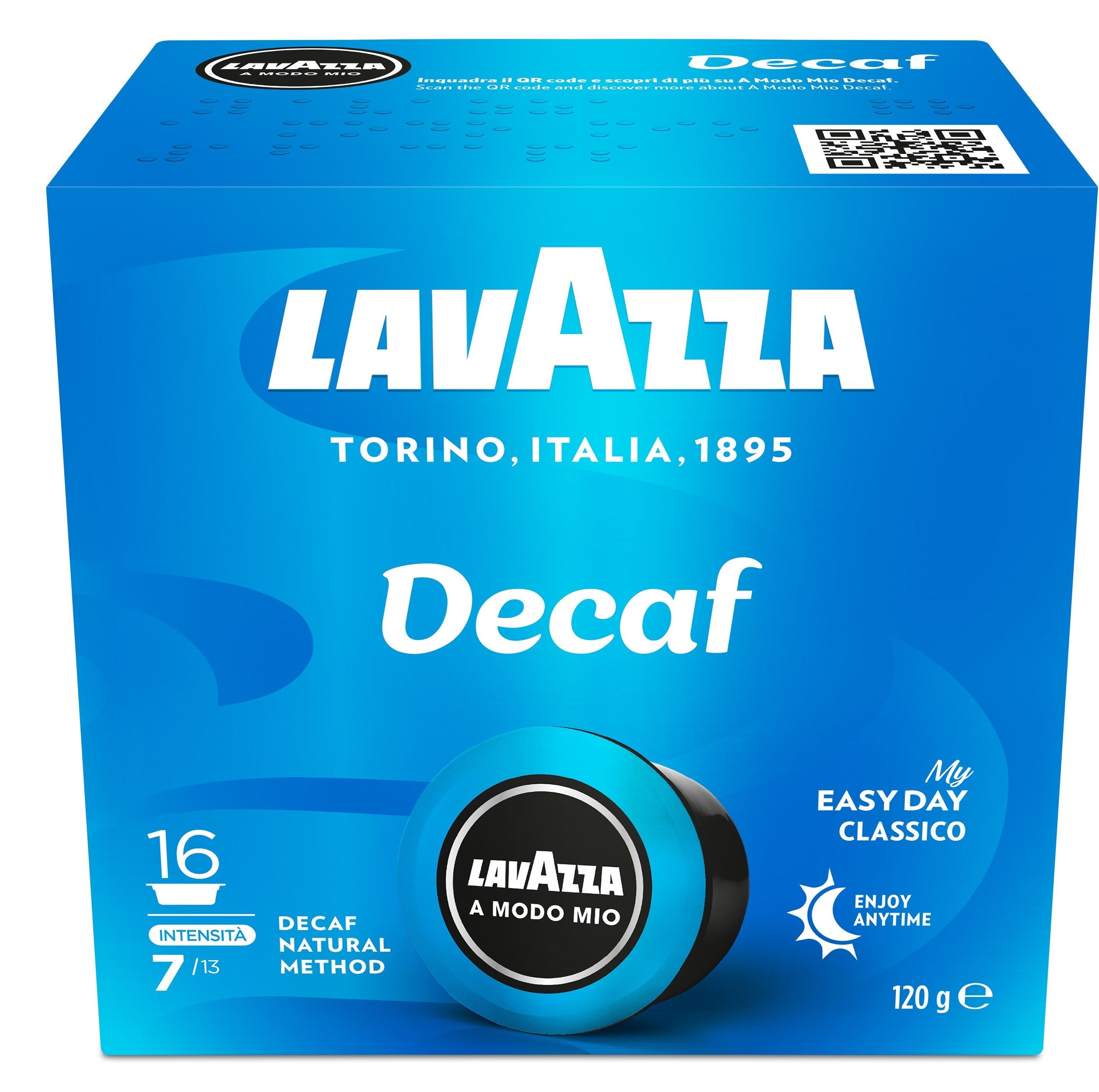 Lavazza A Modo Mio Compatible Coffee Capsules - Dek Cremoso (Decaf) (96 Capsules)