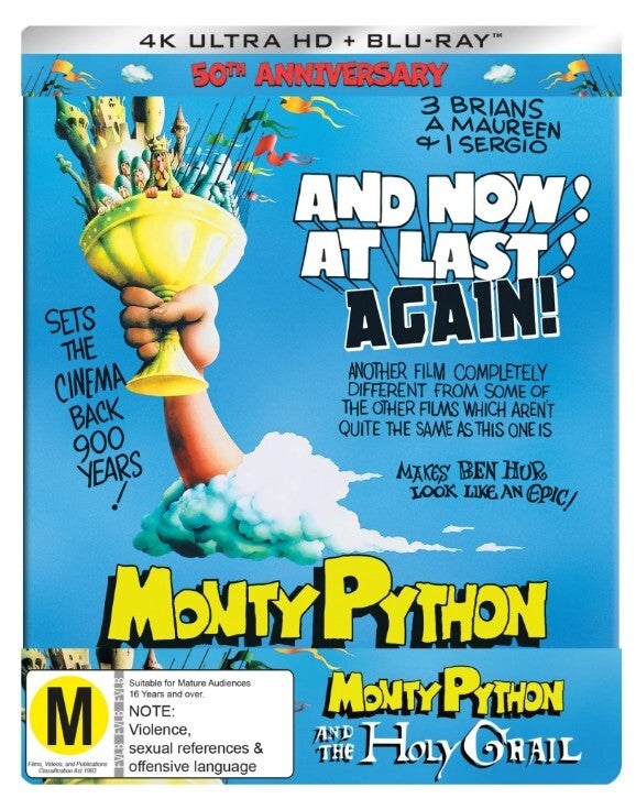 Monty Python and the Holy Grail (Steelbook) (2 Disc Set) (4K UHD / Blu-ray) (4K Ultra HD Blu-ray, Blu-ray)