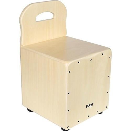 Stagg Kid Cajon in natural with back rest