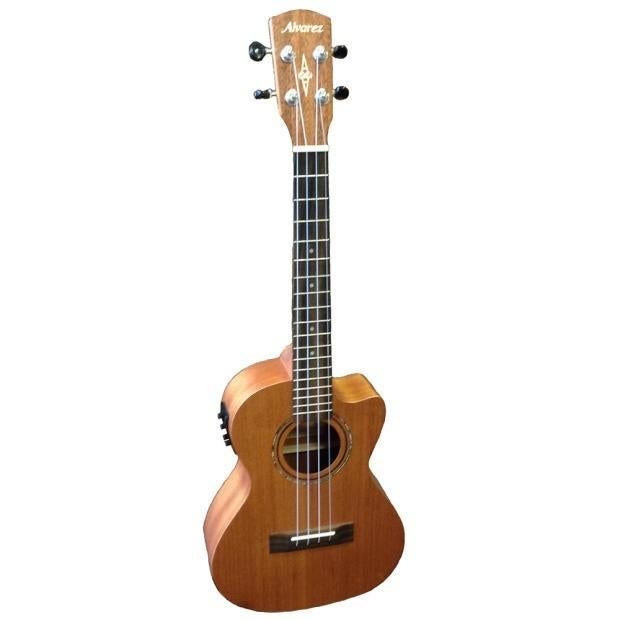 Alvarez RU22CCE Concert Uke Mah Matte w/electrics & cut