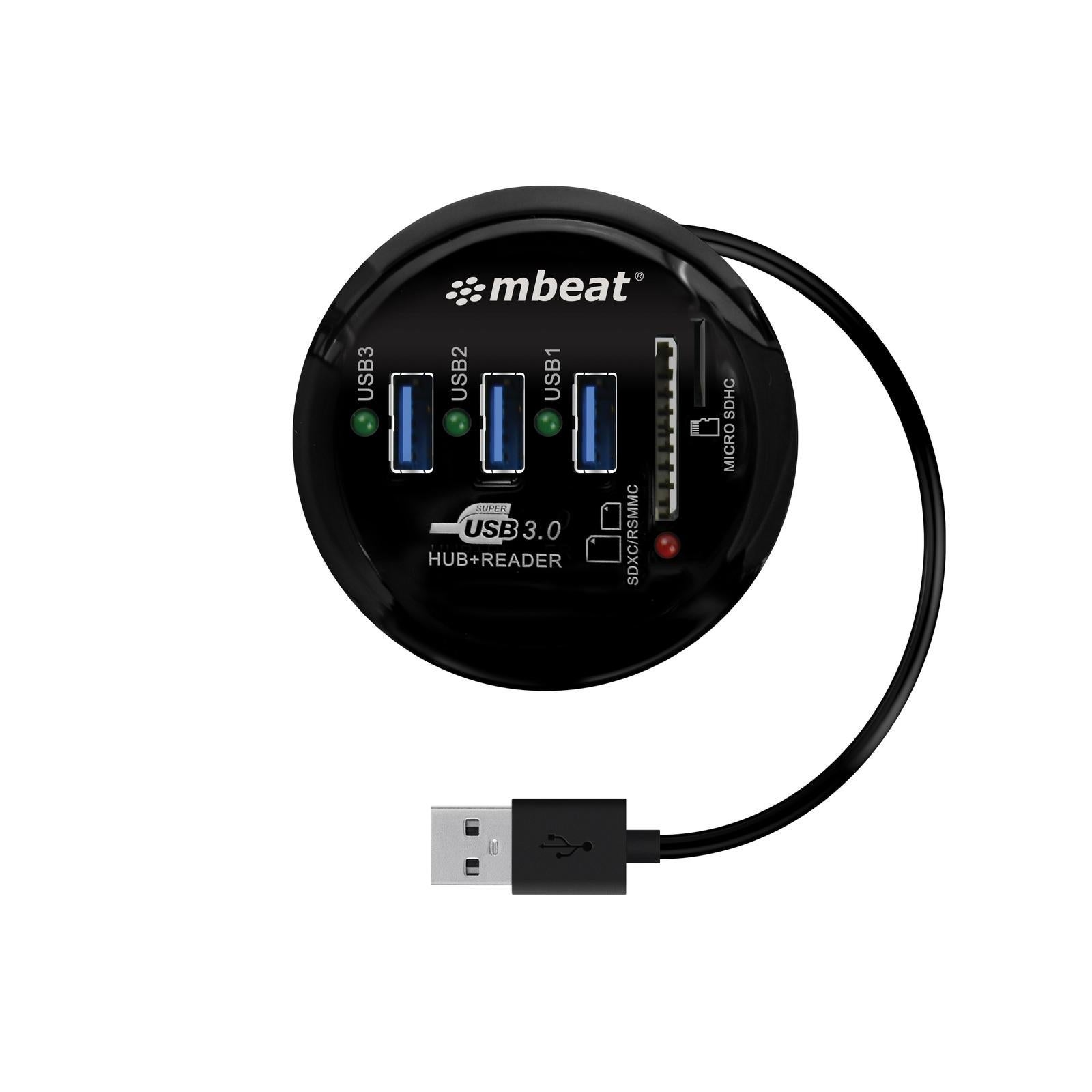 mBeat USB 3.0 Hub and Card Reader