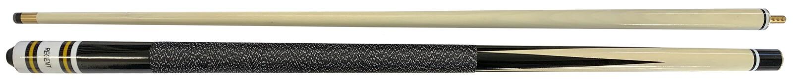 57" Single Pool & Snooker Cue - 2pc - Yellow