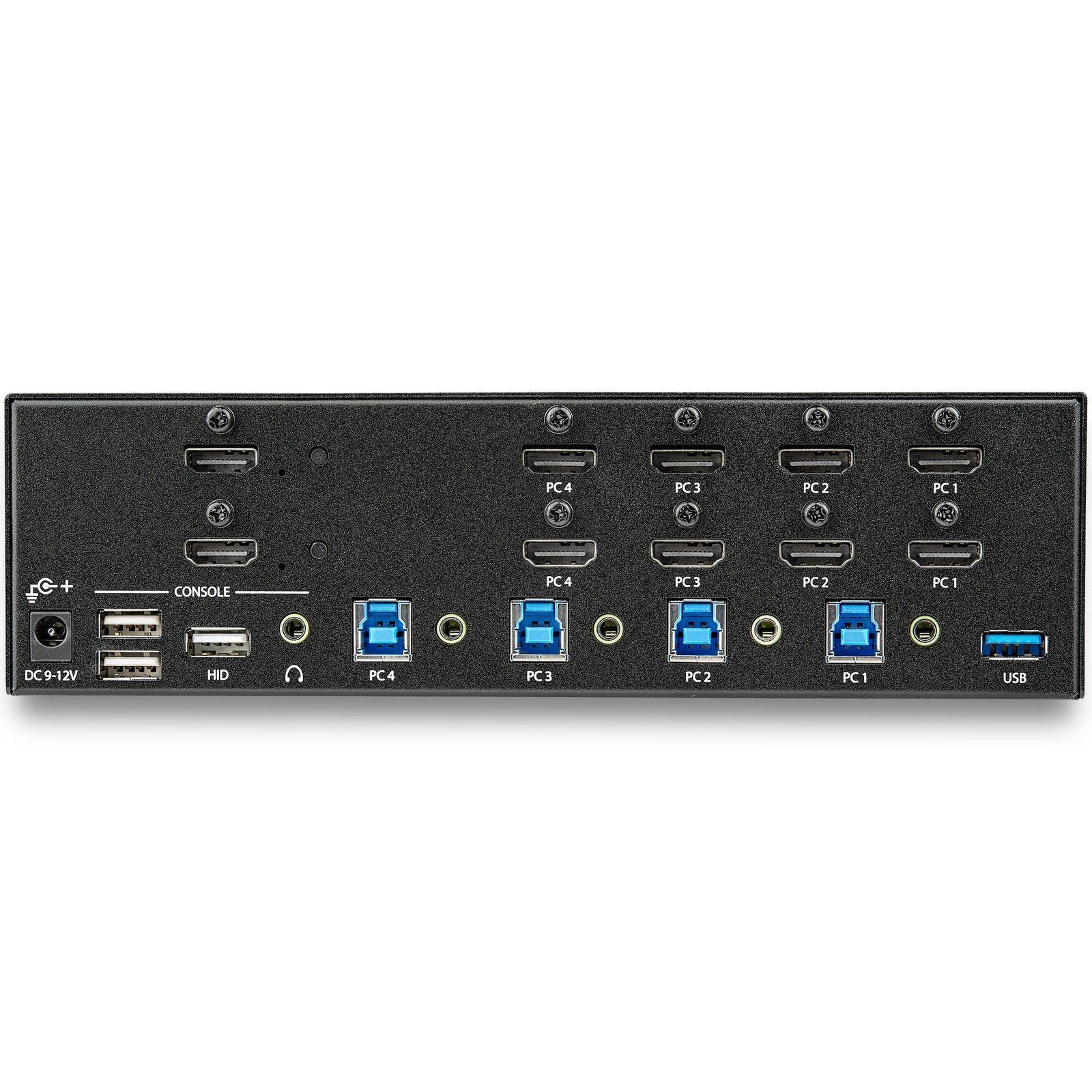 StarTech 4 Port HDMI Dual Display KVM Switch