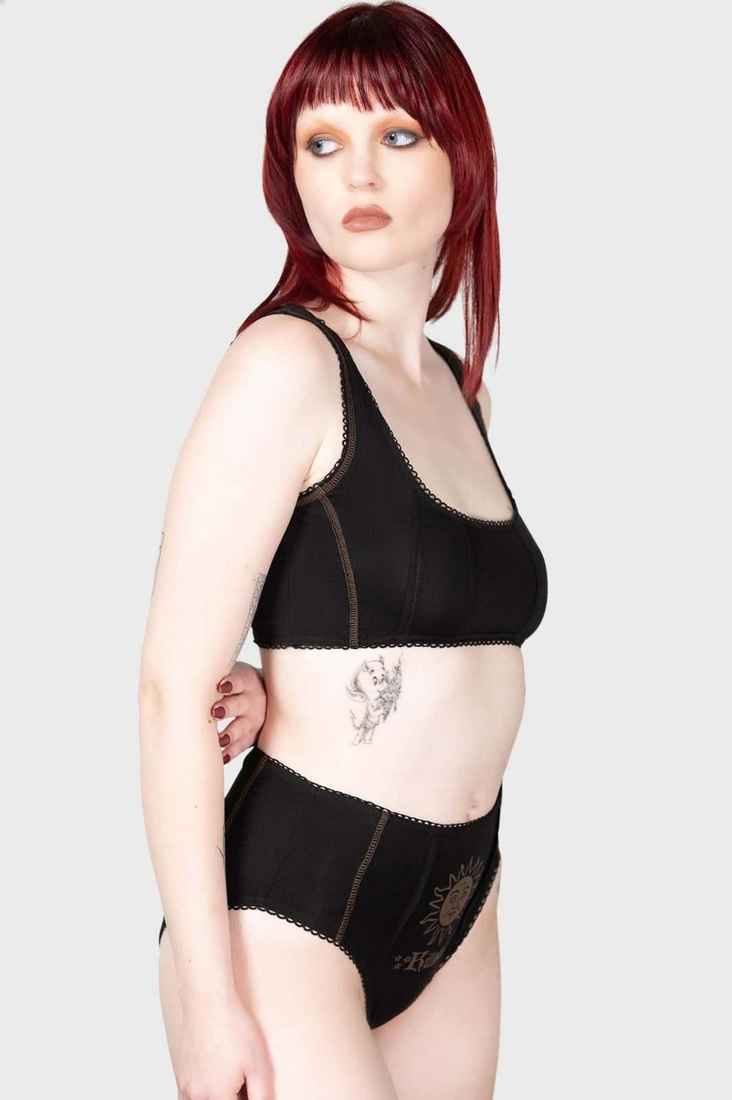 Killstar: Solar Solstice Bralet (Size: XL) in Black (Women's)