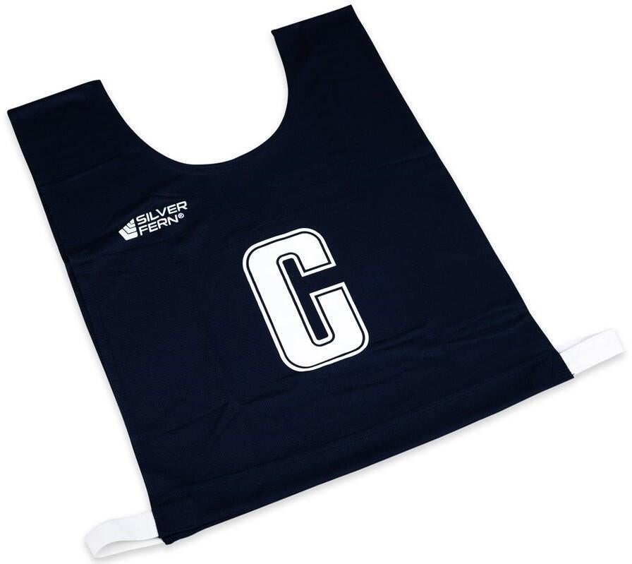 Silver Fern Sports: Netball Bibs - 6-a-Side (Small - Navy)