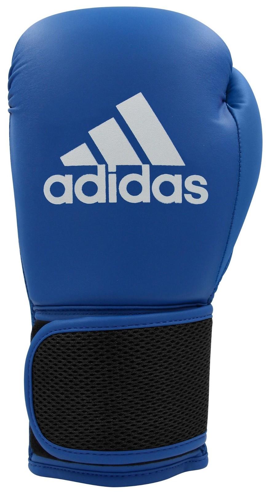 Adidas Hybrid 25 Boxing Gloves - Blue / White - 14oz