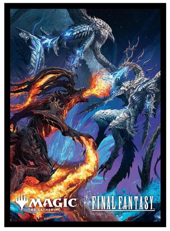 Ultra Pro: MTG x Final Fantasy - 100ct Deck Protector Sleeves (Bahamut and Ifrit)