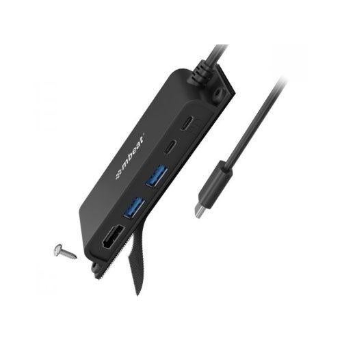 mbeat Mountable 5-Port USB-C Hub