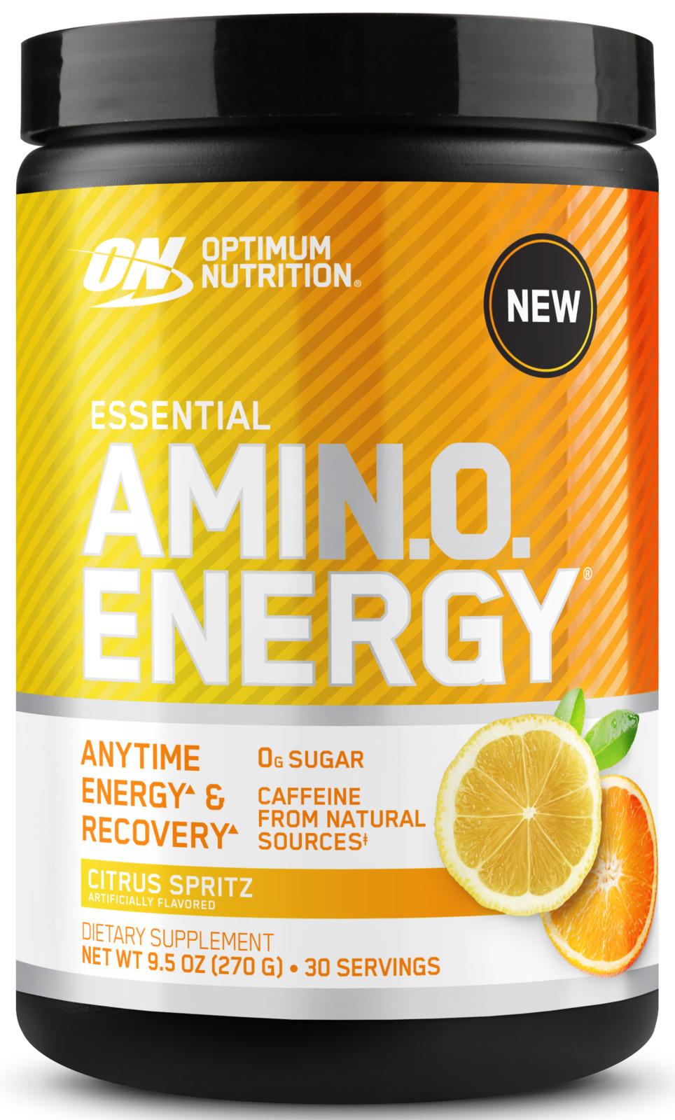 Optimum Nutrition Essential Amino Energy Powder - Citrus Spritz (270g) x 30 Servings