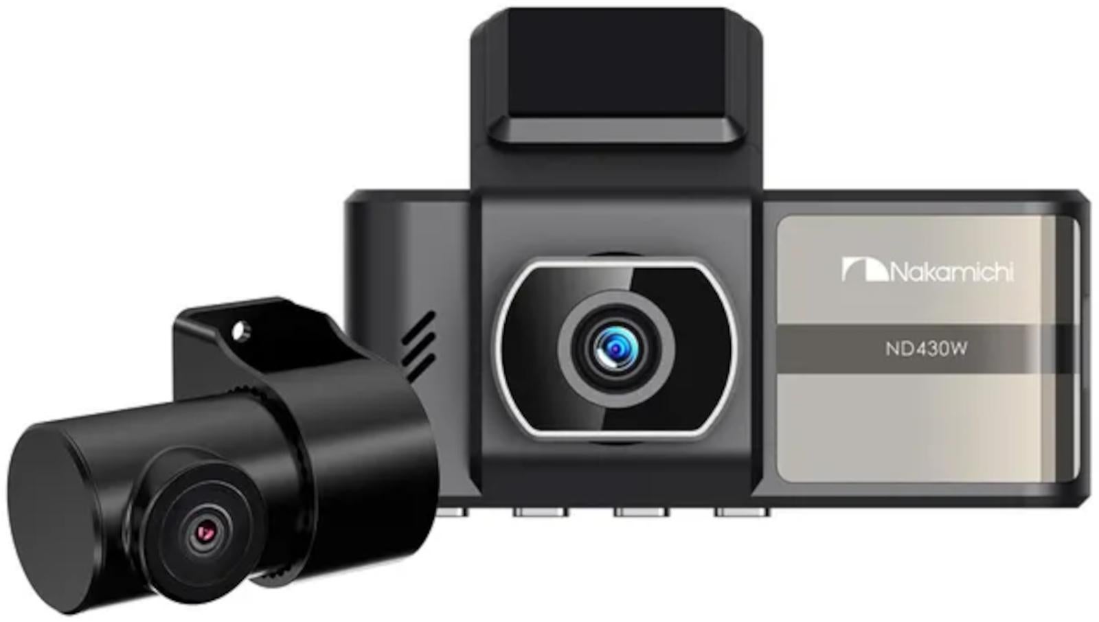 Nakamichi: 3.16" 2K Dashcam 2 Channel - ND430W