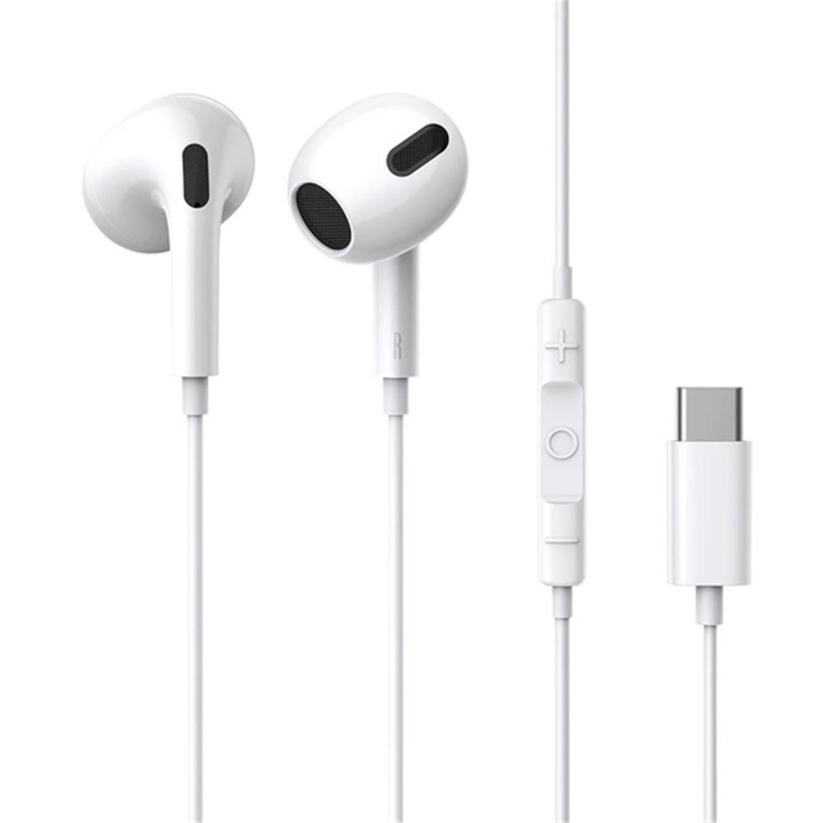 Baseus Encok Type-C Lateral In-Ear Wired Earphone C17 - White