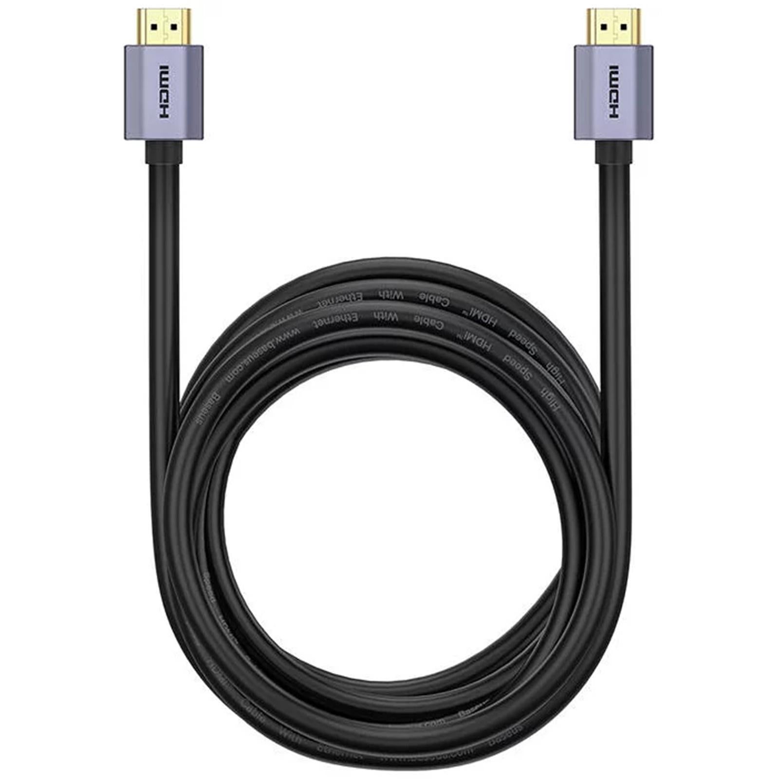 Baseus High Definition Series Graphene HDMI To HDMI 4K Adapter Cable 5m - Black