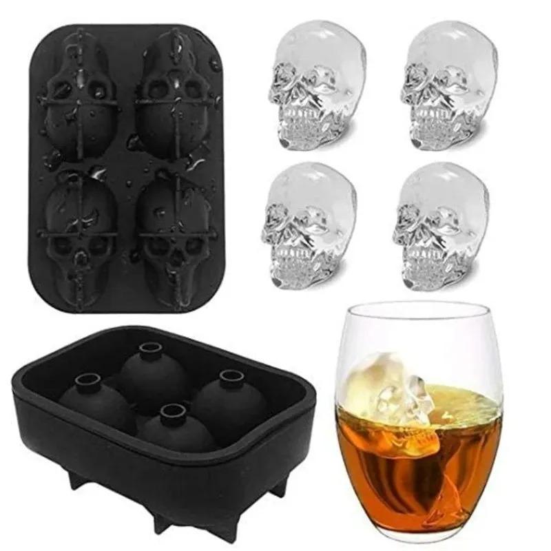 Fraser Country: 3D Skull Silicone Ice Cube Mold
