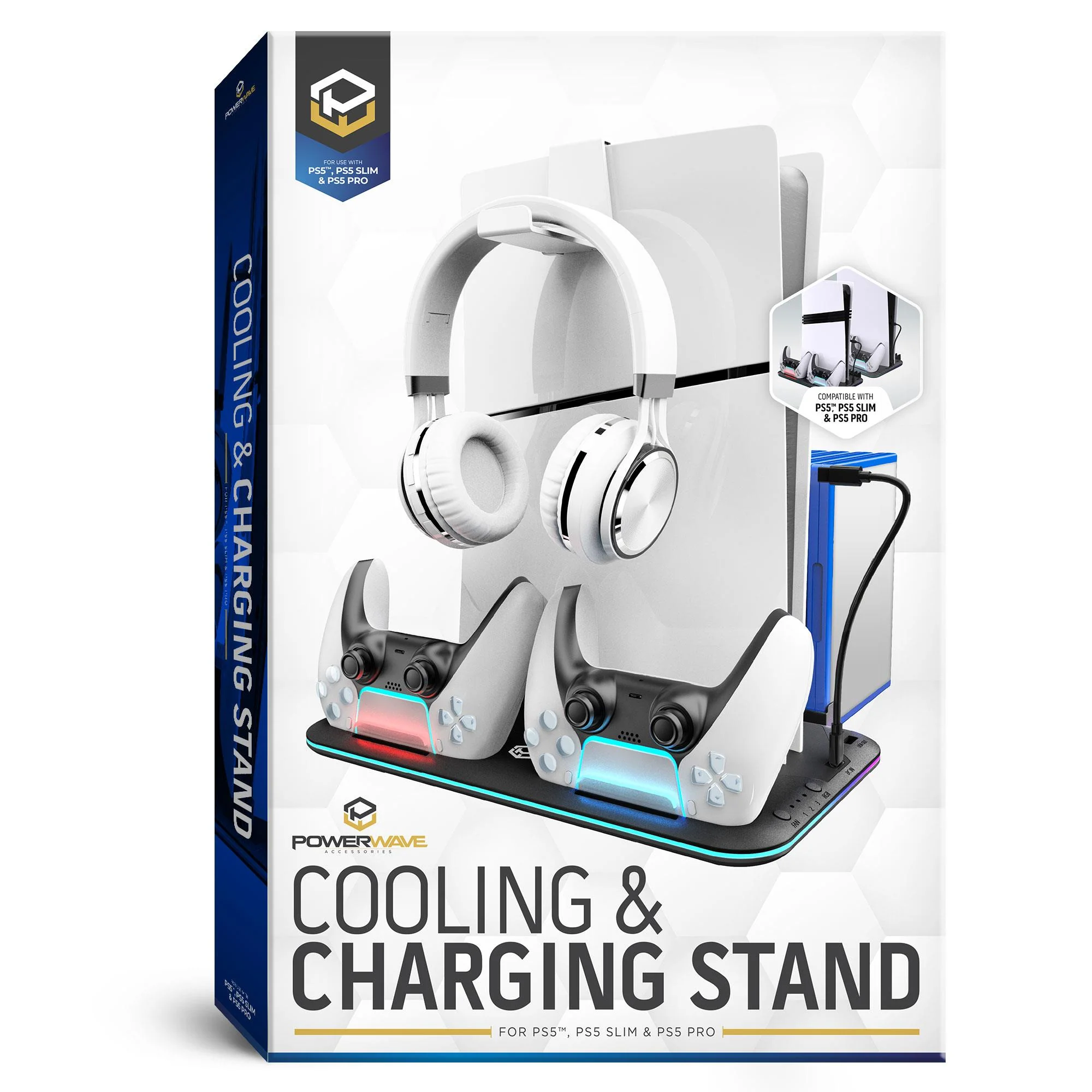 Powerwave Cooling and Charging Stand for PS5