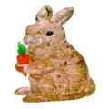 Crystal Puzzle: Brown Rabbit (43pc)