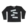 Zuttion Kids: L/S Round Neck Tee Don't Stop The Youth - 5 in Charcoal