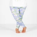The Goodnight Society: Lounge Pants - Pick Me Print XS in Blue (Women's)
