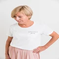 Dressed: Dressed For Me Tee White Pocket - XS (Women's)
