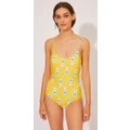 Compania Fantastica: Swimsuit - Style 2 (Size: S) in Yellow (Women's)