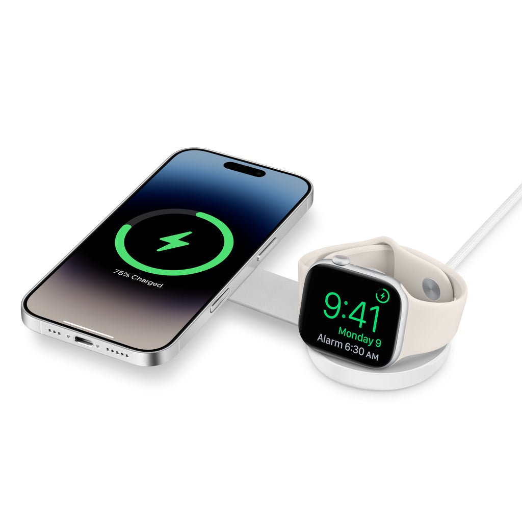 Twelve South ButterFly SE 2-in-1 USB-C Qi2 Travel Charger – White