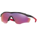 Oakley M2 Frame Polarized Sunglasses - Polished Black Frame / Red Iridium Lens / Unisize