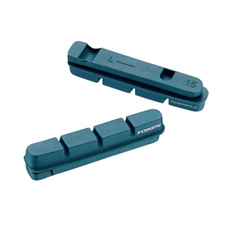Token Carbon Brake Pads - Blue / Campagnolo