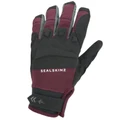 Sealskinz Waterproof All Weather MTB Gloves - Black / Red / Small