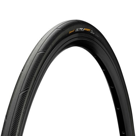 Continental Ultra Sport III Wire Bead Road Tyre - 700c - Black / 700c / 28mm / Wired / Clincher