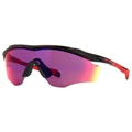 Oakley M2 Frame XL Prizm Sunglasses - Polished Black Frame / Grey Lens / OO9343-01