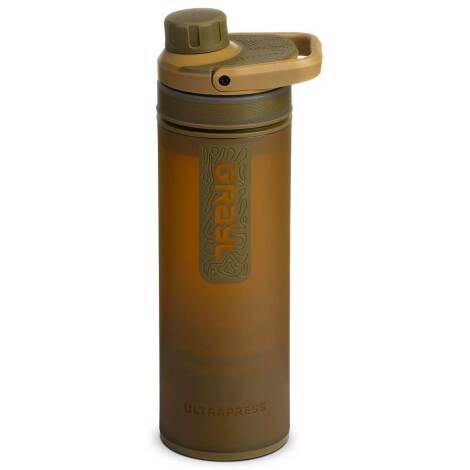 Grayl Ultrapress Purifier Water Bottle - 500ml / Coyote brown