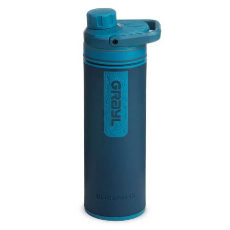 Grayl Ultrapress Purifier Water Bottle - 500ml / Forest Blue