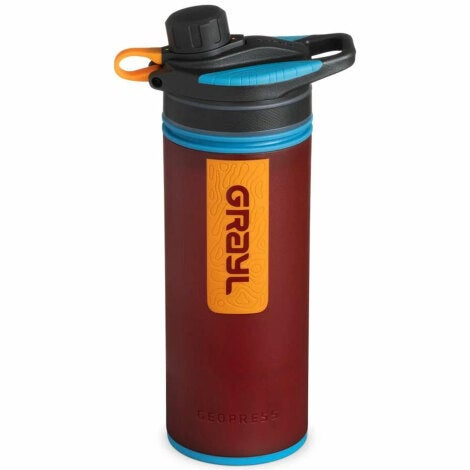 Grayl GeoPress Purifier Water Bottle - Wanderer Red / 710ml