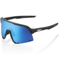 100% S3 Sunglasses HiPER Mirror Lens - Matt Black / HiPER Blue Multilayer / Mirror Lens