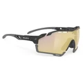 Rudy Project Cutline Sunglasses Multilaser Lens - Black Gloss / Multilaser Gold