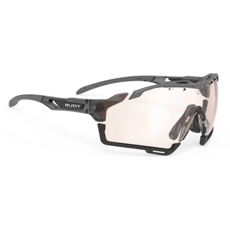 Rudy Project Cutline Sunglasses Impact X Photochromic 2 Lens - Crystal Ash / Brown Lens