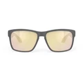Rudy Project Spinhawk Sunglasses Multilaser Lens - Charcoal Matte / Gold Lens